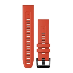 GARMIN SILIKONOWY PASEK QUICKFIT FENIX 7 FLAME RED 22MM 010-13111-04