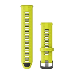 Garmin pasek Jaskrawożółty/czarny z popielatym zapięciem 22 m 010-11251-AE 