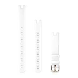 Garmin Pasek Lily (14 mm) Biały z kremowo-złotym zapięciem 010-13068-00