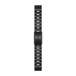 Garmin Tytanowa bransoleta z otworami i szarą powłoką węglową DLC Garmin Quick Fit 22 mm - Fenix 5/6 010-12863-09