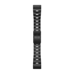 Garmin Tytanowa bransoleta z otworami i szarą powłoką węglową DLC Garmin Quick Fit 26 mm - Fenix 5X/5X+/6X 010-12864-09