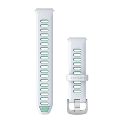 Garmin Pasek silikonowy mleczny kwarc miętowy z srebnym zapięciem do Forerunner 265s 18 mm 010-11251-A4