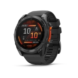 Garmin Fenix 8 51 mm AMOLED Slate gray z czarnym paskiem 010-02905-00