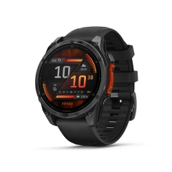 Garmin Fenix 8 47 mm AMOLED Slate grey z czarnym paskiem 010-02904-00