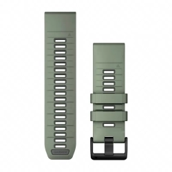 Garmin Pasek silikonowy zielono-szary QuickFit 26 mm do Fenix 6x/Fenix 7x/7x PRO/Fenix 8 51 mm 010-13393-04