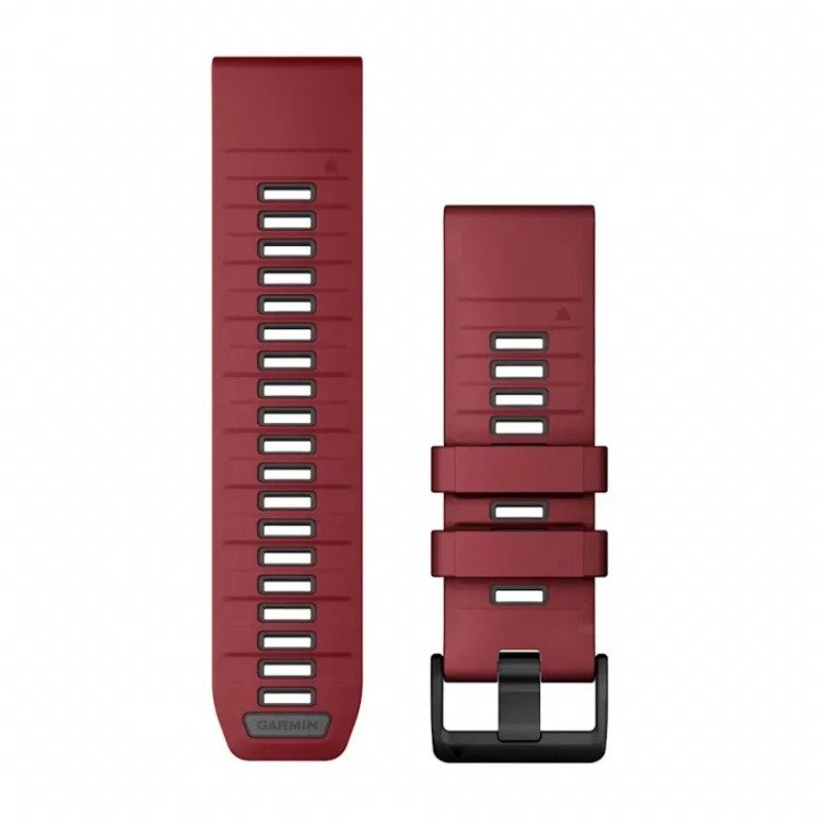 pasek-silikonowy-bordowo-szary-quickfit-26-mm-do-fenix-6xfenix-7x7x-profenix-8-51-mm.webp