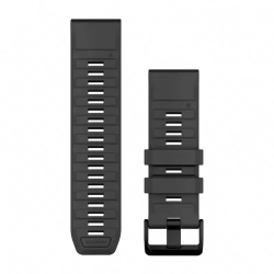 Garmin Pasek silikonowy grafitowy QuickFit 26 mm do Fenix 6x/Fenix 7x/7x PRO/Fenix 8 51 mm 010-13393-07