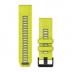 Garmin Pasek silikonowy żółto-szary QuickFit 26 mm do Fenix 6x/Fenix 7x/7x PRO/Fenix 8 51 mm 010-13393-08