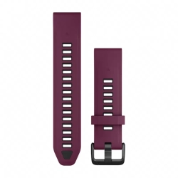 Garmin Pasek silikonowy bordowo-szary QuickFit 20 mm do Fenix 6s/Fenix 7s/7s PRO/Fenix 8 43 mm 010-13391-04