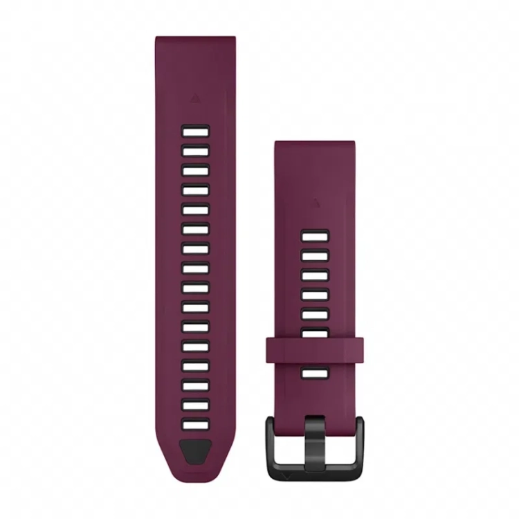 pasek-silikonowy-bordowo-szary-quickfit-20-mm-do-fenix-6sfenix-7s7s-profenix-8-43-mm.webp