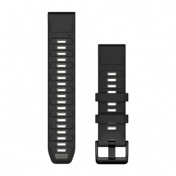 Garmin Pasek silikonowy czarno-szary QuickFit 22 mm do Fenix 6/Fenix 7/7 PRO/Fenix 8 47 mm 010-13392-00