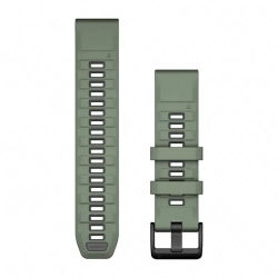 Garmin Pasek silikonowy zielono-szary QuickFit 22 mm do Fenix 6/Fenix 7/7 PRO/Fenix 8 47 mm 010-13392-04