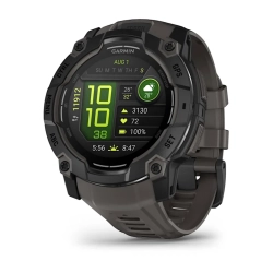 Garmin Instinct 3 – 50 mm AMOLED Czarny z paskiem w kolorze Charcoal 010-03020-00