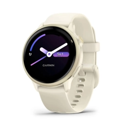Garmin Vivoactive 6 Lunar gold z paskiem w kolorze Bone 010-02985-01