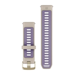 Garmin Pasek (22 mm) Półprzezroczysty w kolorze French grey/Indygo, Jasnozłotym zapięciem 010-11251-AP