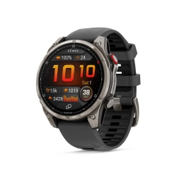 Garmin Fenix 8 Pro 47 mm AMOLED Sapphire Tytanowy z czarno-szarym paskiem 010-03198-11
