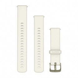 Garmin Pasek silikonowy w kolorze Bone z zapięciem Lunar Gold QucikRelease 18 mm 010-13406-00
