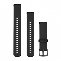 Garmin Pasek silikonowy w kolorze Black z zapięciem Slate QucikRelease 18 mm 010-13406-02