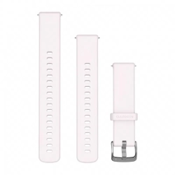 Garmin Pasek silikonowy w kolorze Blush Pink z zapięciem Silver QucikRelease 18 mm 010-13406-03
