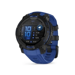 Garmin Instinct 3 45 mm AMOLED Black z paskiem w kolorze Bolt Blue/Black 010-02936-03