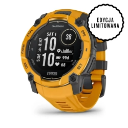 Garmin Instinct 3 50 mm Solar Sunburst z paskiem w kolorze Sunburst / grey [010-02935-02]