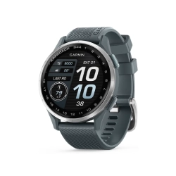 Garmin Approach S44 srebrny z szarym silikonowym paskiem [010-03009-01]