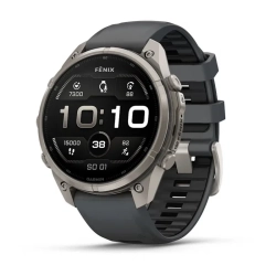 Garmin Fenix 9 Pro 47 mm Tytanowy z silikonowym paskiem w kolorze Graphite / Black [010-04336-26]