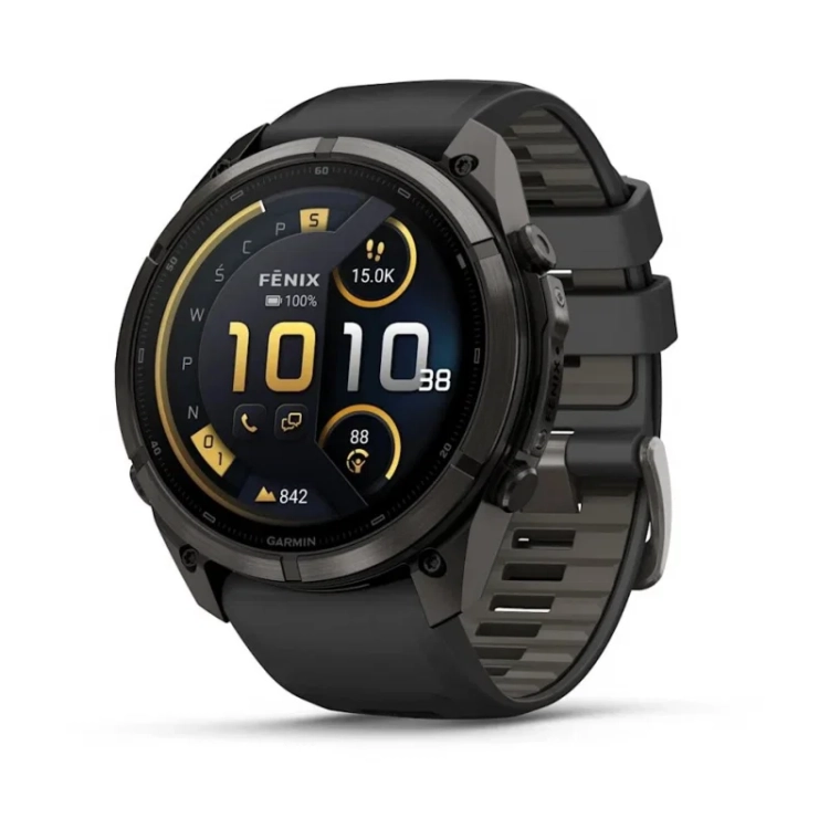 fenix-9-pro-inreach-51-mm-tytanowy-w-kolorze-carbon-gray-z-powloka-dlc-z-silikonowym-paskiem-w-kolorze-black-pebble-gray.webp