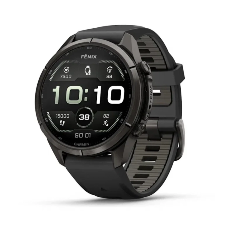 fenix-9-pro-inreach-43-mm-tytanowy-w-kolorze-carbon-gray-z-powloka-dlc-z-silikonowym-paskiem-w-kolorze-black-pebble-gray.webp