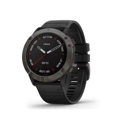 Fenix 6X Sapphire - Carbon Gray DLC z czarnym paskiem  010-02157-11 