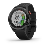 Garmin Approach S62 Czarną ceramiczną ramką z czarnym paskiem 010-02200-00