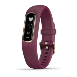 Garmin vivosmart 4 Różowo-złoty z ciemnoróżowym paskiem mały/średni 010-01995-21