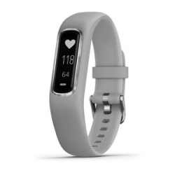 Garmin vivosmart 4 Srebrny z szarym paskiem mały/średni 010-01995-22